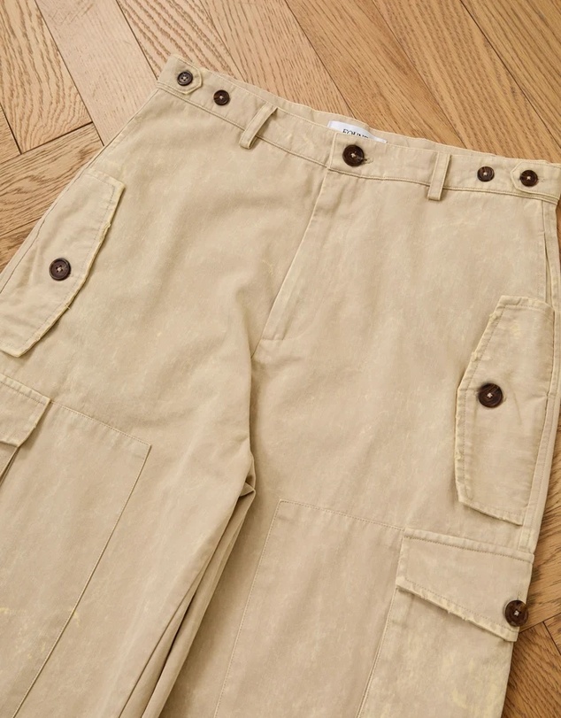 Found - Utility Herringbone Paneled Pants