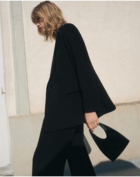 M.N.G - Straight Mid-Rise Suit Trousers