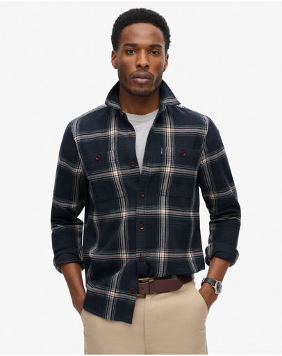 Boseman Check Navy
