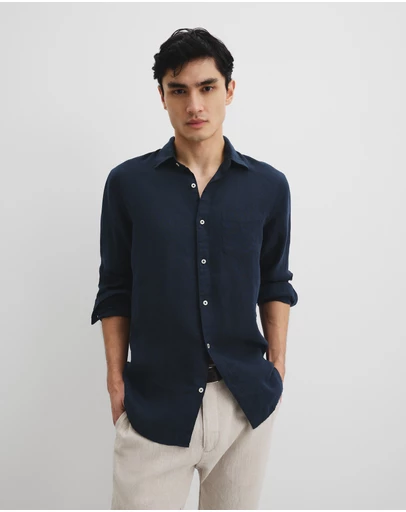 Country Road - Organically Grown Linen Regular Fit Shirt