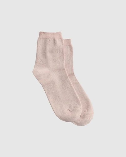 Trenery - Metallic Rib Crew Sock
