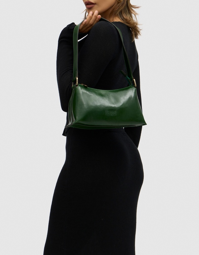 Florence - The Laura Green Leather Shoulder Bag