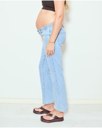 Soon Maternity - Soon Slim Straight leg Jeans (Cropped)