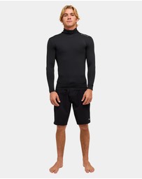 Quiksilver - Mens Highline Hooded Long Sleeve Rash Vest