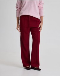 Oxford - Violet Contrast Stripe Pants