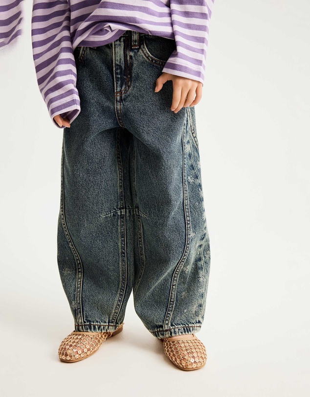 Cotton On Kids - Unisex Super Barrel Leg Denim Jean