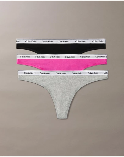Calvin Klein - 3-Pack Icon Logo Thong