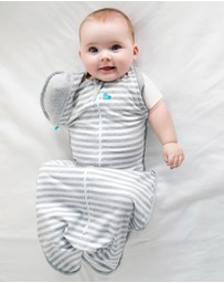 Love to Dream - Transition Bag 1.0 TOG Stretch Cotton Stripe in Grey