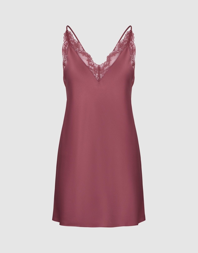Hunkemoller - Satin Lace Naomi Slipdress