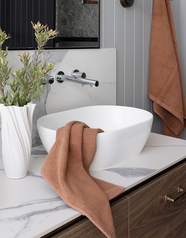 Bambury - Angove Hand Towel 40x70cm Woodrose