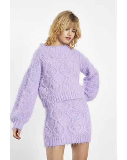 Glamorous - Front Cable Knit Cropped Jumper