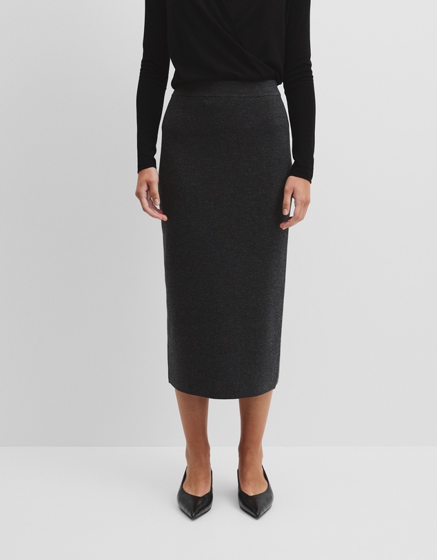 Country Road - Compact Wool Knit Skirt