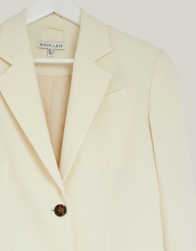 Revibe - Repaired Shona Joy Irena Oversized Tailored Blazer - AU 8
