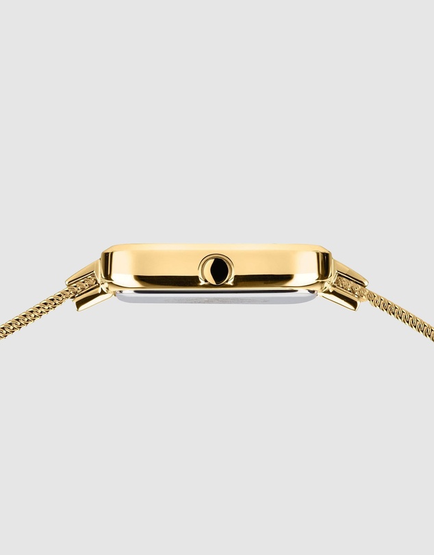 Bering - Petite Square 35mm Gold Watch