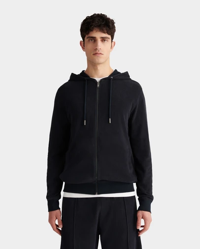 Peckham Rye  - Peckham Rye Towelling Full Zip Hoodie