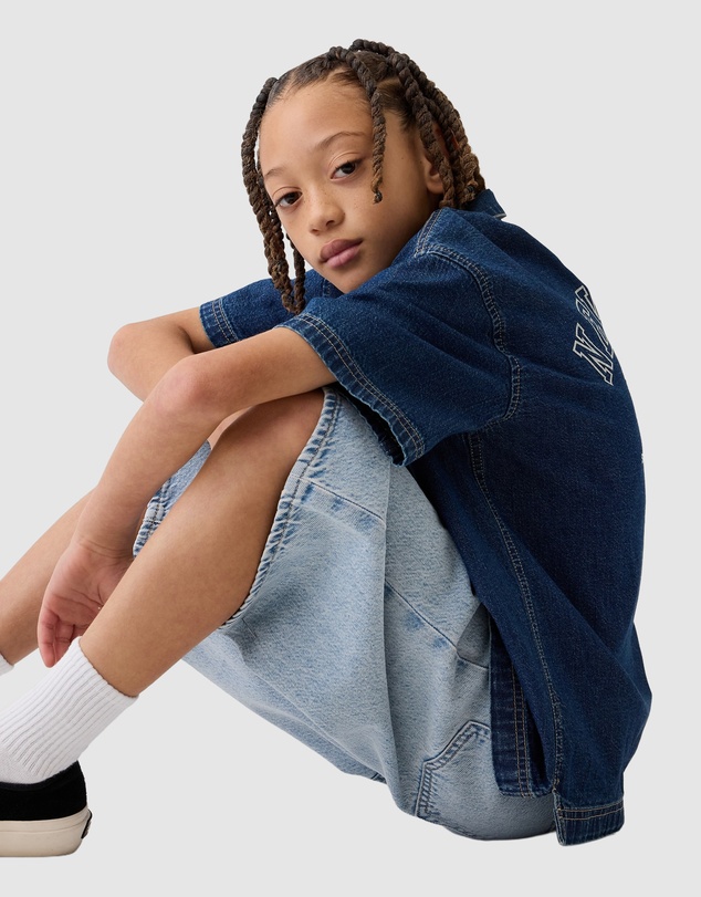 GAP - Baggy Denim Shorts - Kids-Teens