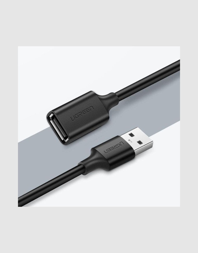 Ugreen - UGreen 2m USB 2.0 A Male to Female Extension Cable Black