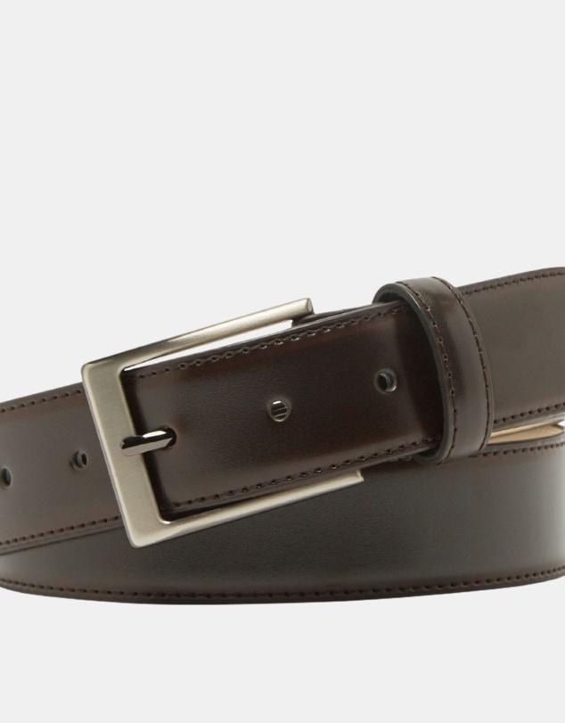 Buckle - Royce Deluxe. Australian Made Classic Leather Belt. 35mm width.