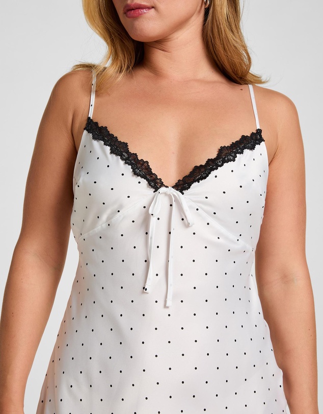 Hunkemoller - Satin Lace Dolly Slip Dress