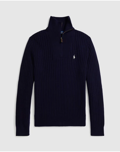 Polo Ralph Lauren - Rib-Knit Wool-Cotton Sweater