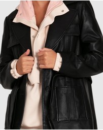 Belle & Bloom - Unstoppable Leather Trench