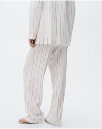 M.N.G - Moscova Striped Suit Trousers
