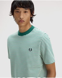 Fred Perry - Fine Stripe Heavy Weight T-Shirt