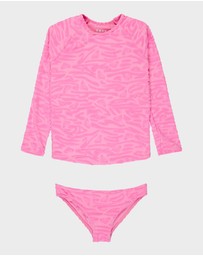 Roxy - Girls 2 to 7 Animalia One Piece Rash Vest