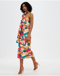 Honey and Beau - Euphoric Halter Midi Dress