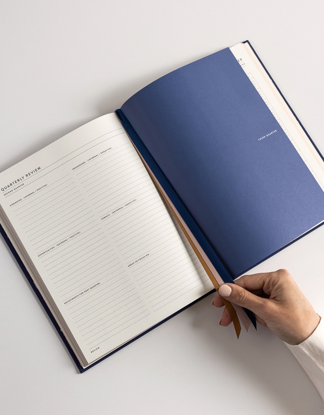 Bespoke Letterpress - 2026 Business Planner - Midnight