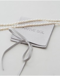Native Sol - Poppy Pearl Choker