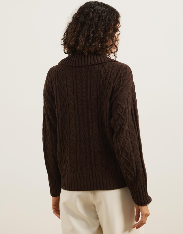 Atmos&Here - Zuri Cable Knit Sweater