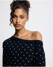 Lover - Ramona Stud Asymmetrical Jumper