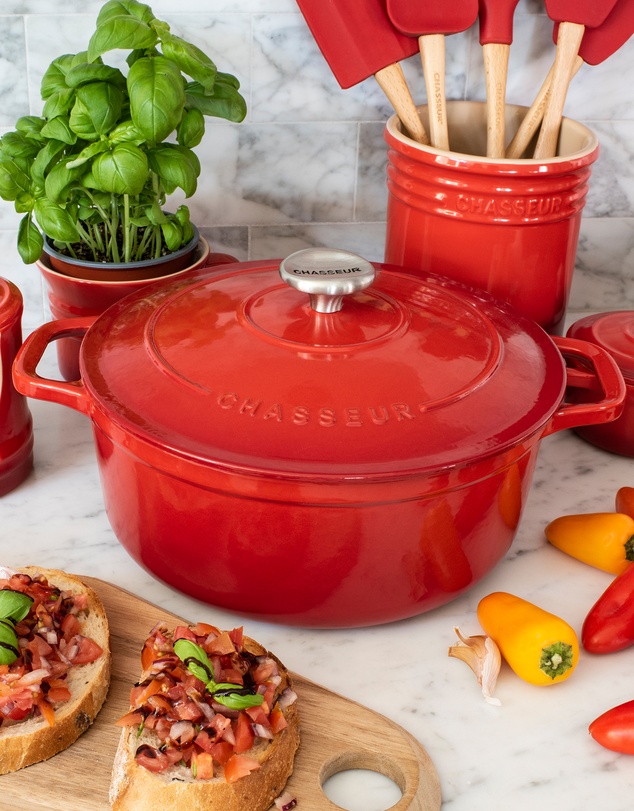 Chasseur - Round French Oven 26cm - Inferno Red