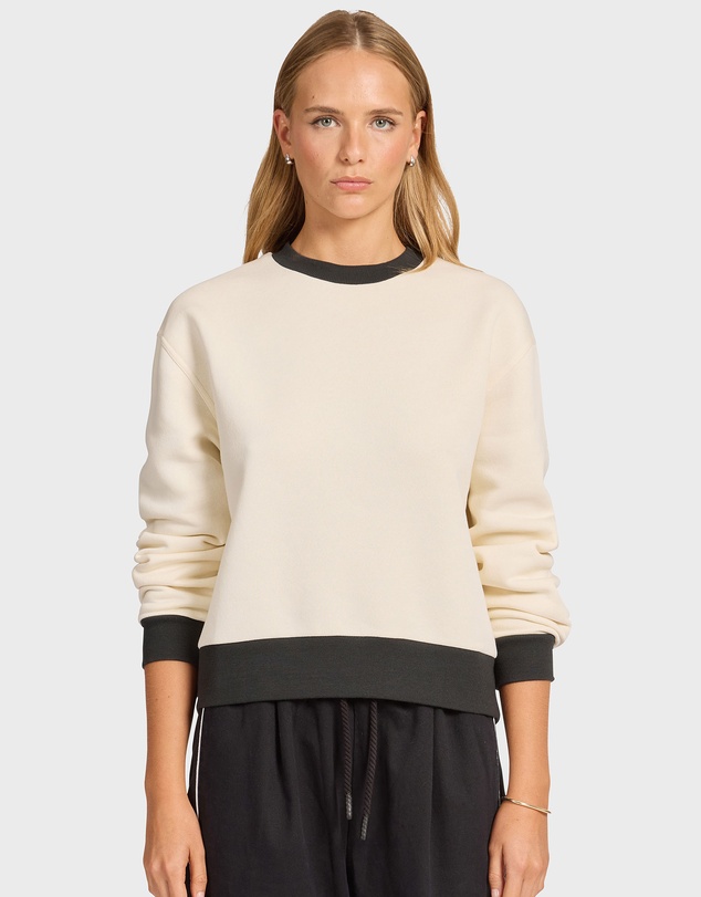 Academy Brand - Maggie Contrast Crew Sweat