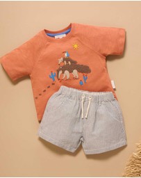 Purebaby - Anteater Oversized Tee -Kids-Babies