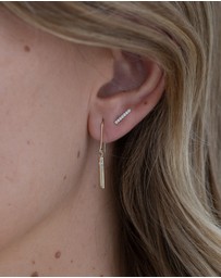 Luna Rae - Solid Gold - Amore Diamond Earrings