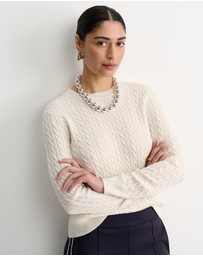 Sportscraft - Merino Wool Baby Cable Sweater