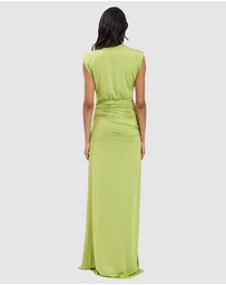 With Harper Lu - Structured Shoulder Gown