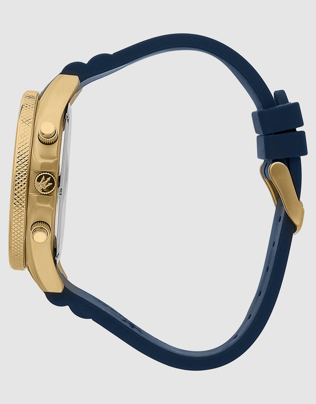 Maserati - Maserati Sfida Blue Gold Watch