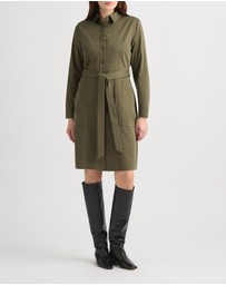 David Lawrence - Marabel Cotton Sateen Dress