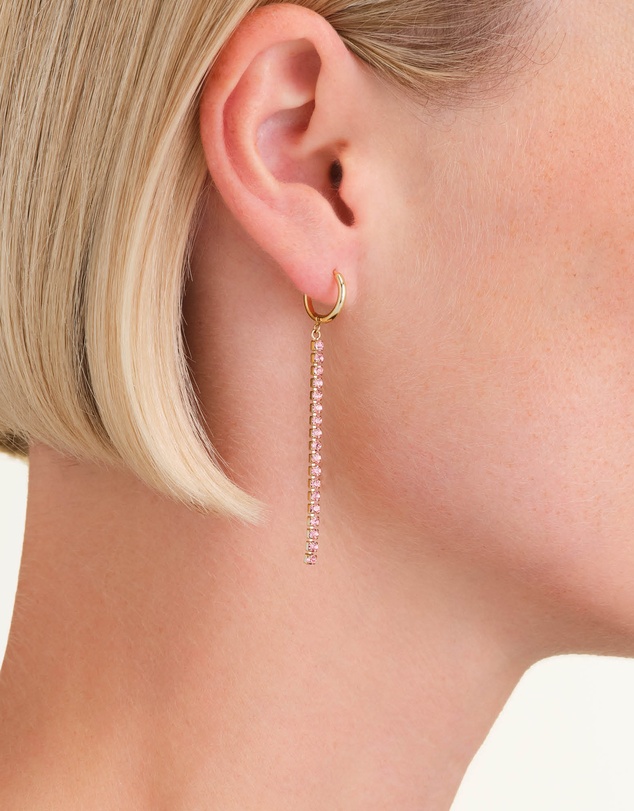 Rosefield - The West Village Pink Watch and Rose Earrings Set