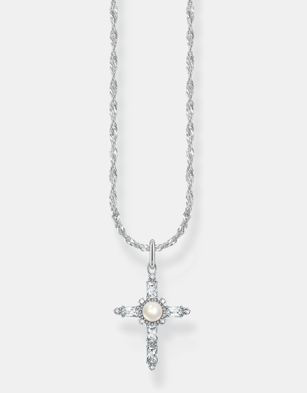 THOMAS SABO - Romance Necklace with white cross pendant