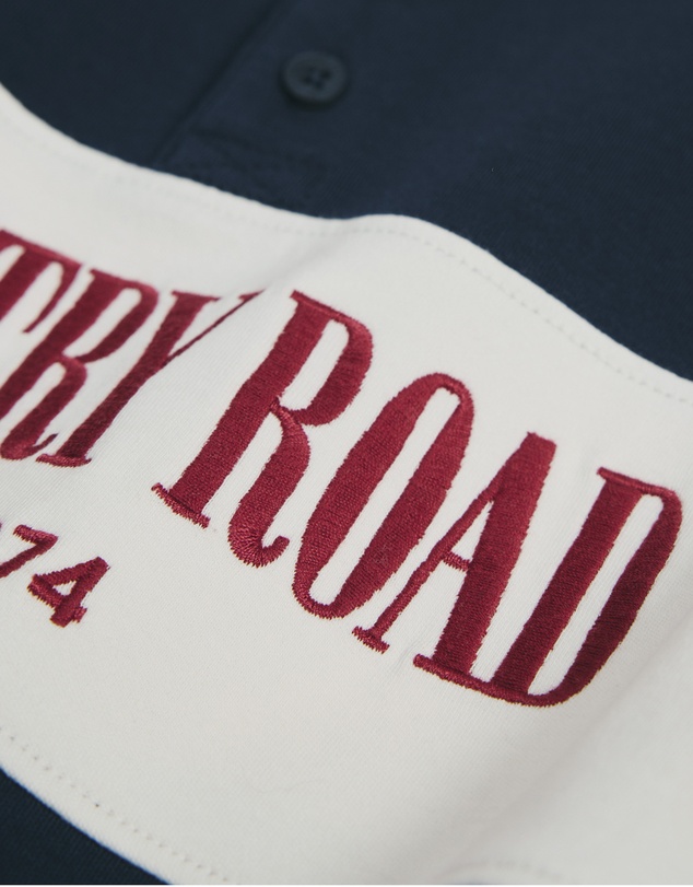 Country Road - Organically Grown Cotton Stripe Rugby Top