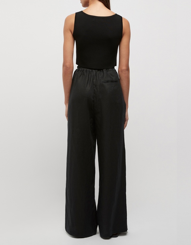 FRIEND of AUDREY - Hayworth Linen Split Trousers