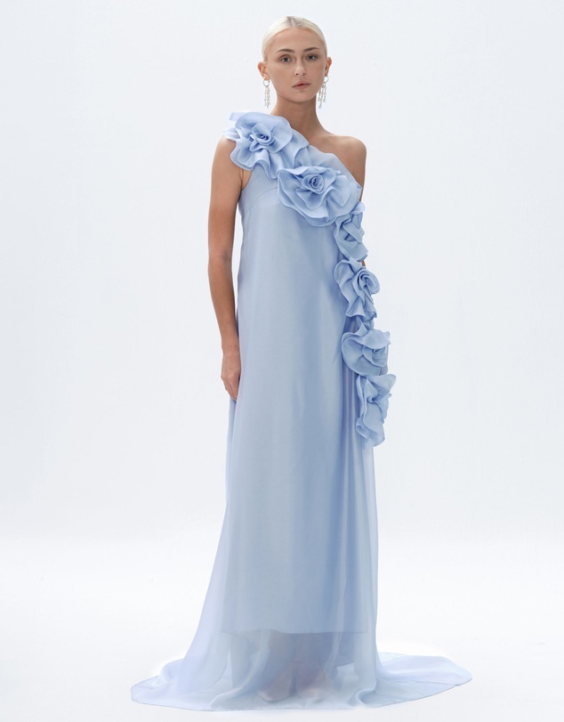 JUSTIN TONG - Rosara Organza Gown