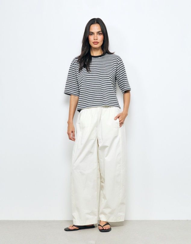 AERE - Stripe Relaxed T-Shirt