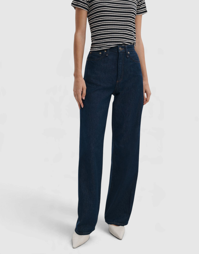 rag & bone - Featherweight Logan Wide Jeans