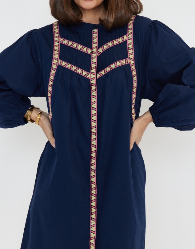 ALEXANDRA - Kai Dress Navy