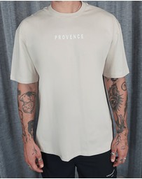 Provence - Crest Logo T-Shirt Beige